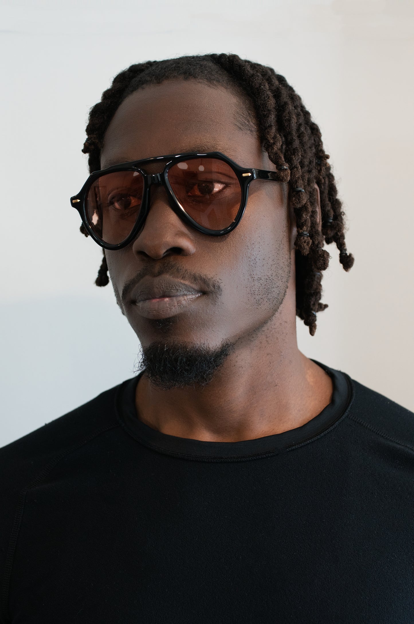 HOLLYWOOD: Black/Tangerine Lens