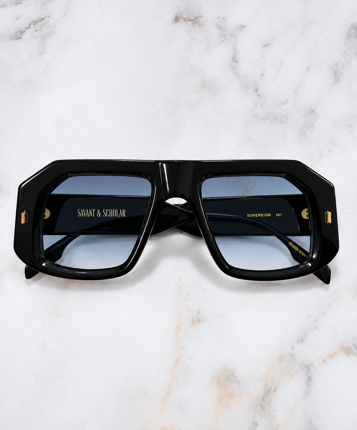 SOVEREIGN: Noir/Blue Lens